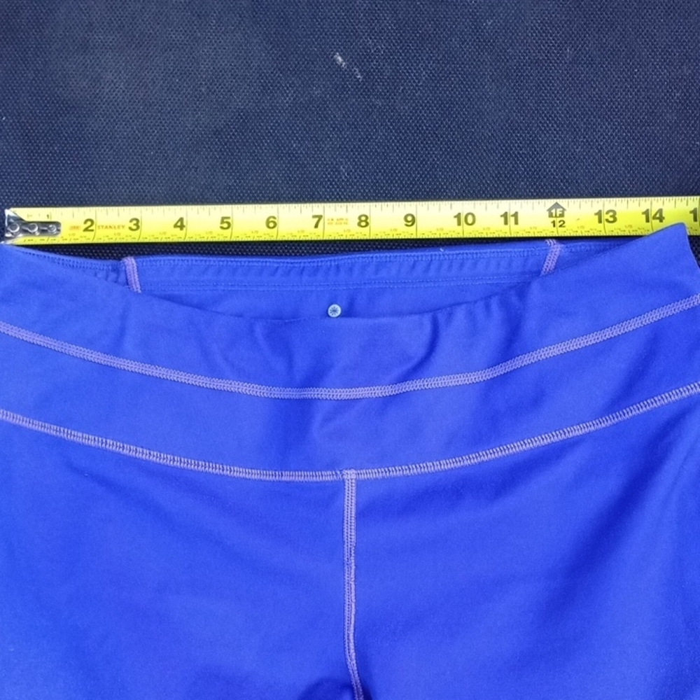 Athleta Vibrant Blue and‎ Striped Jeggings - Picture 10 of 11